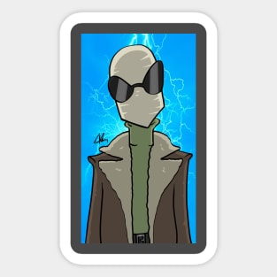 Negative Man Sticker